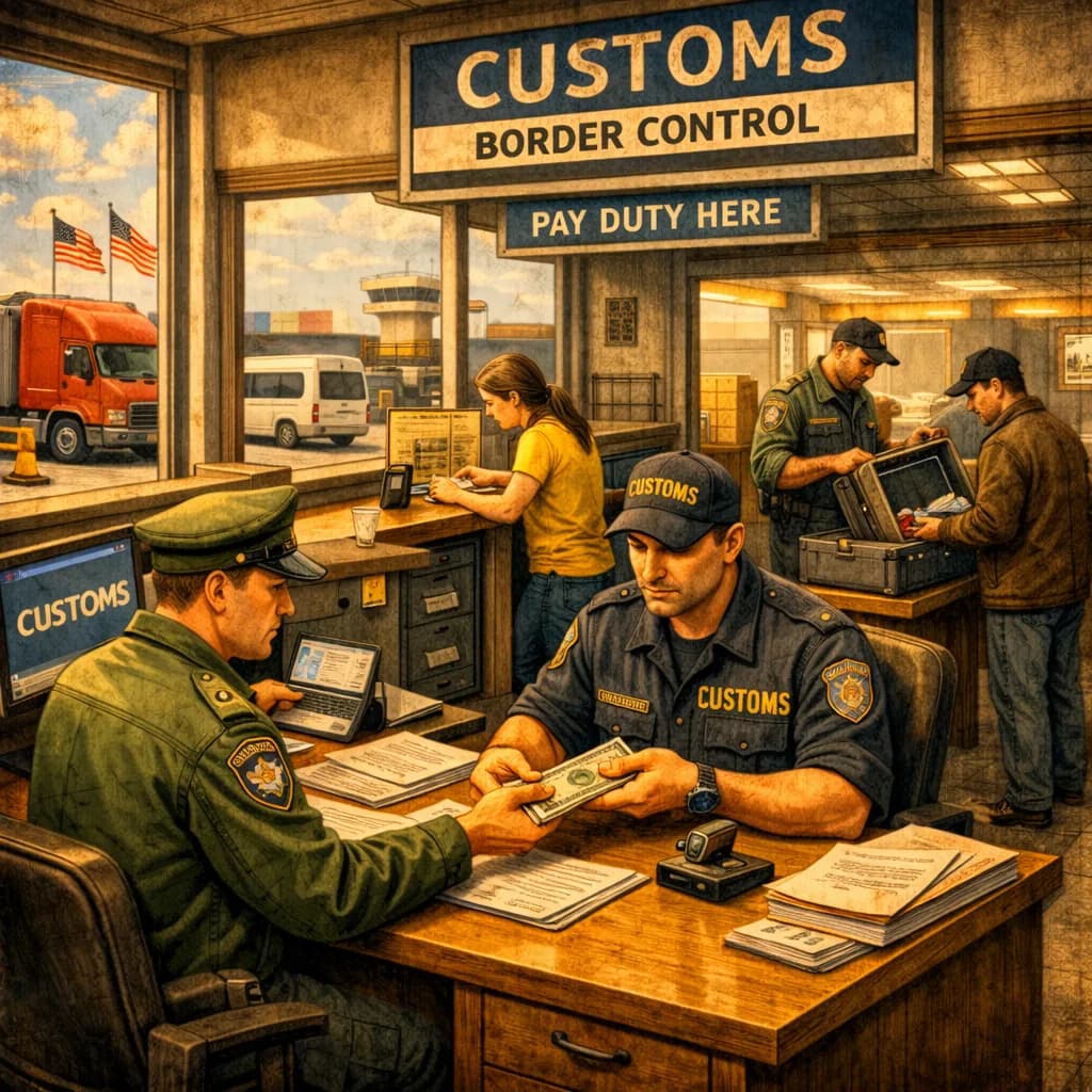 Customs border control office